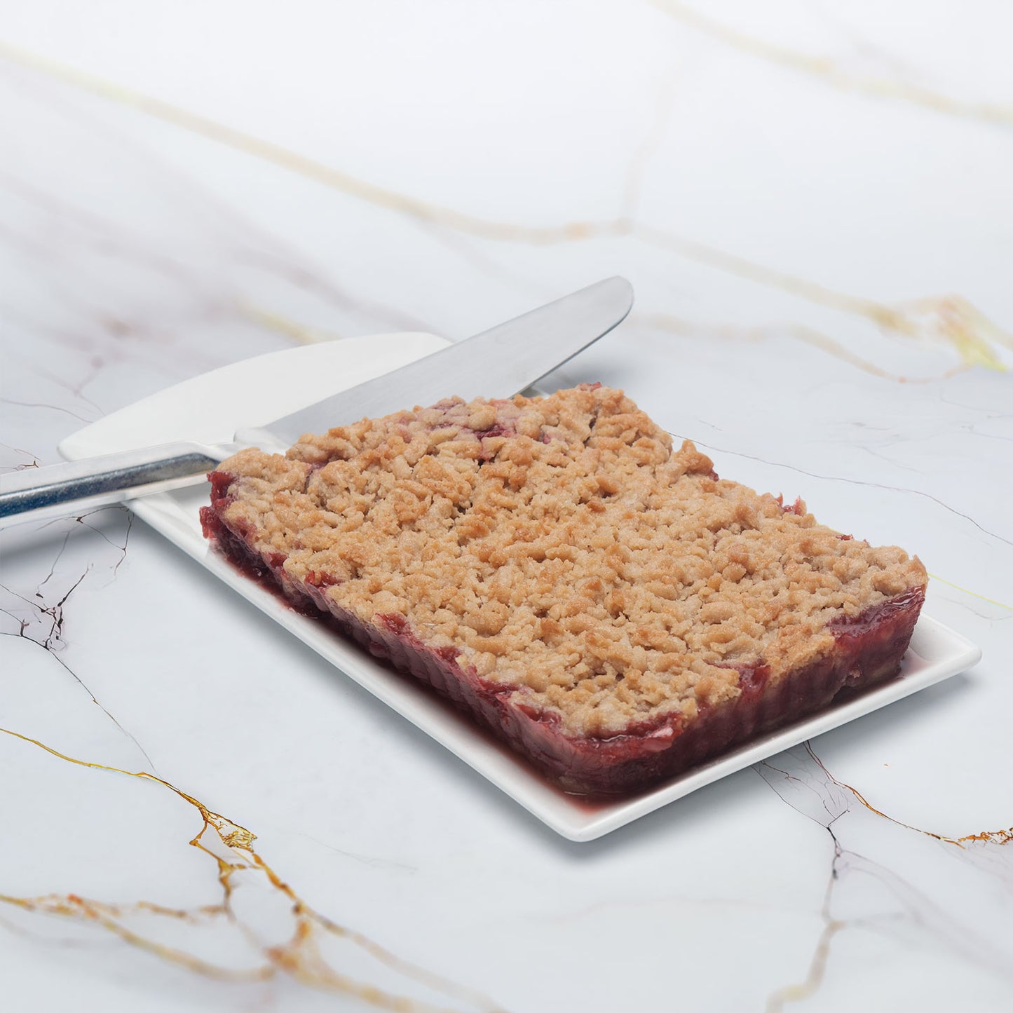 Strawberry Crumble (V)