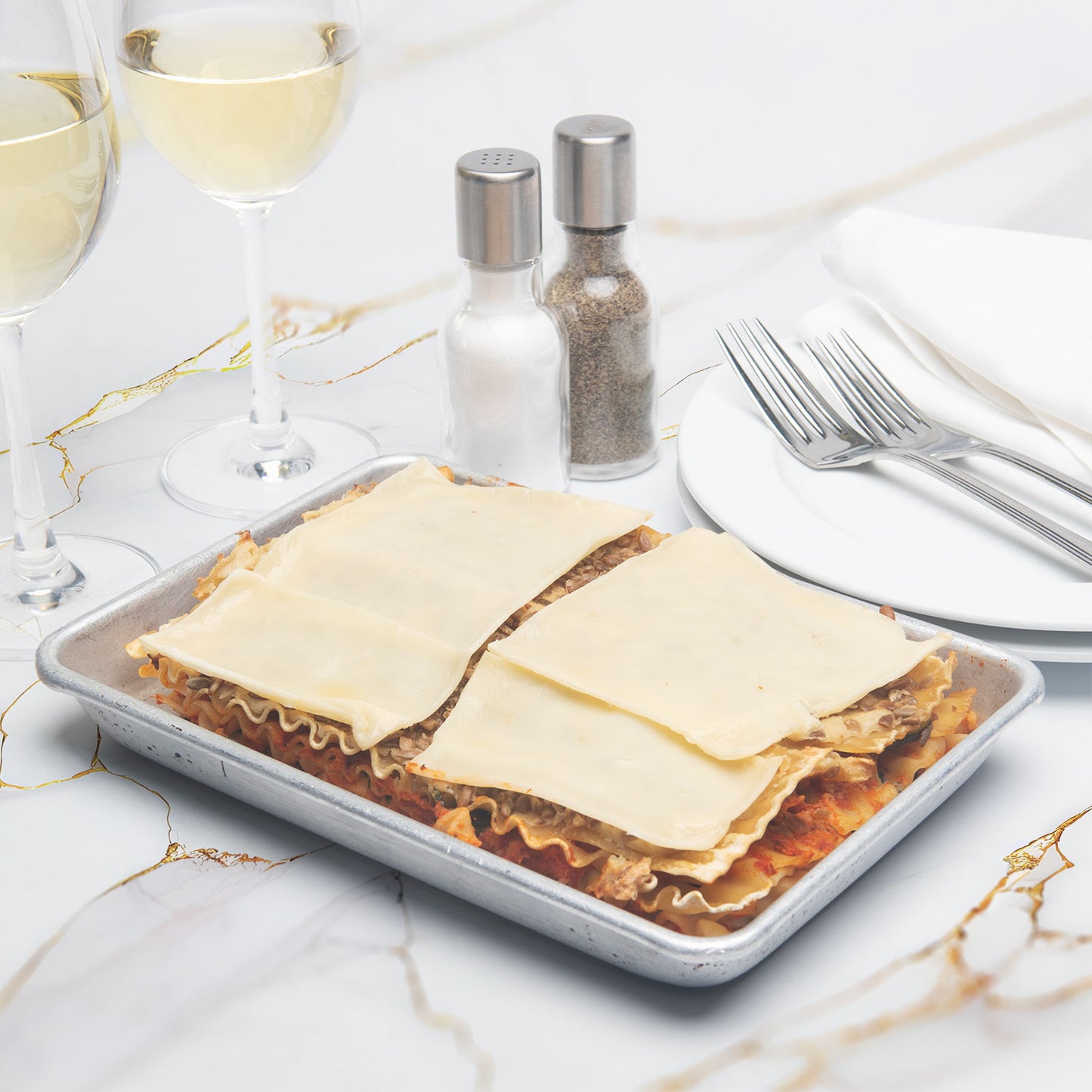 Vegetable Vegan Lasagna (2 portions)