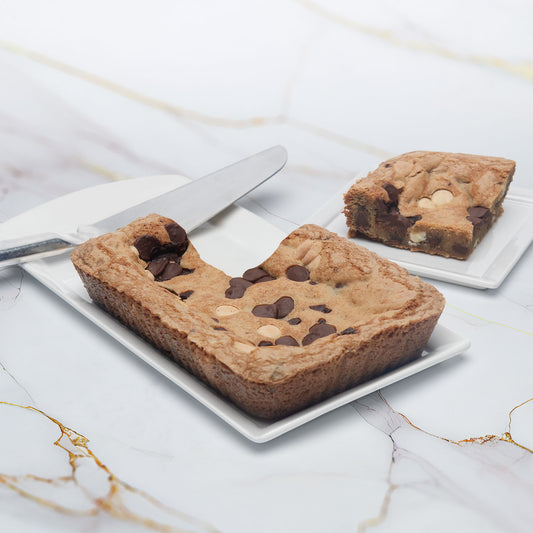 Triple Chocolate Chunk Cookie Cake