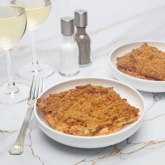 Shrimp mac and cheese