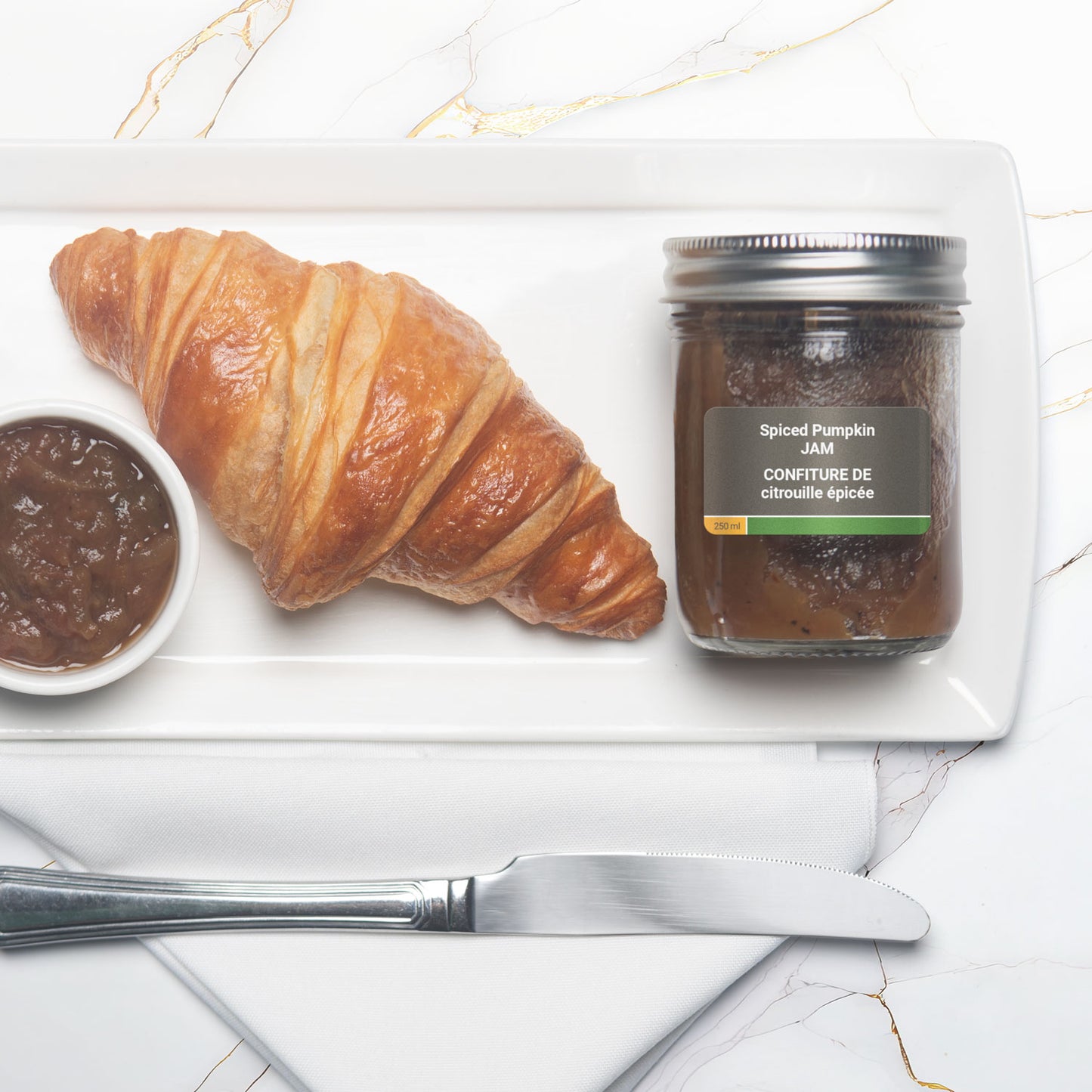 Confiture de citrouille épicée