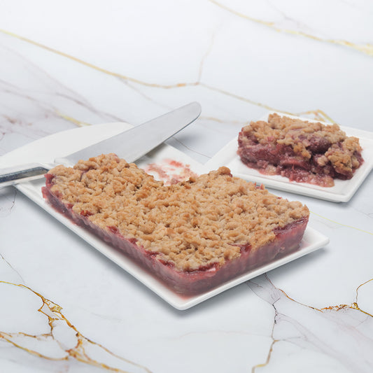 Strawberry and Rhubarb Crumble